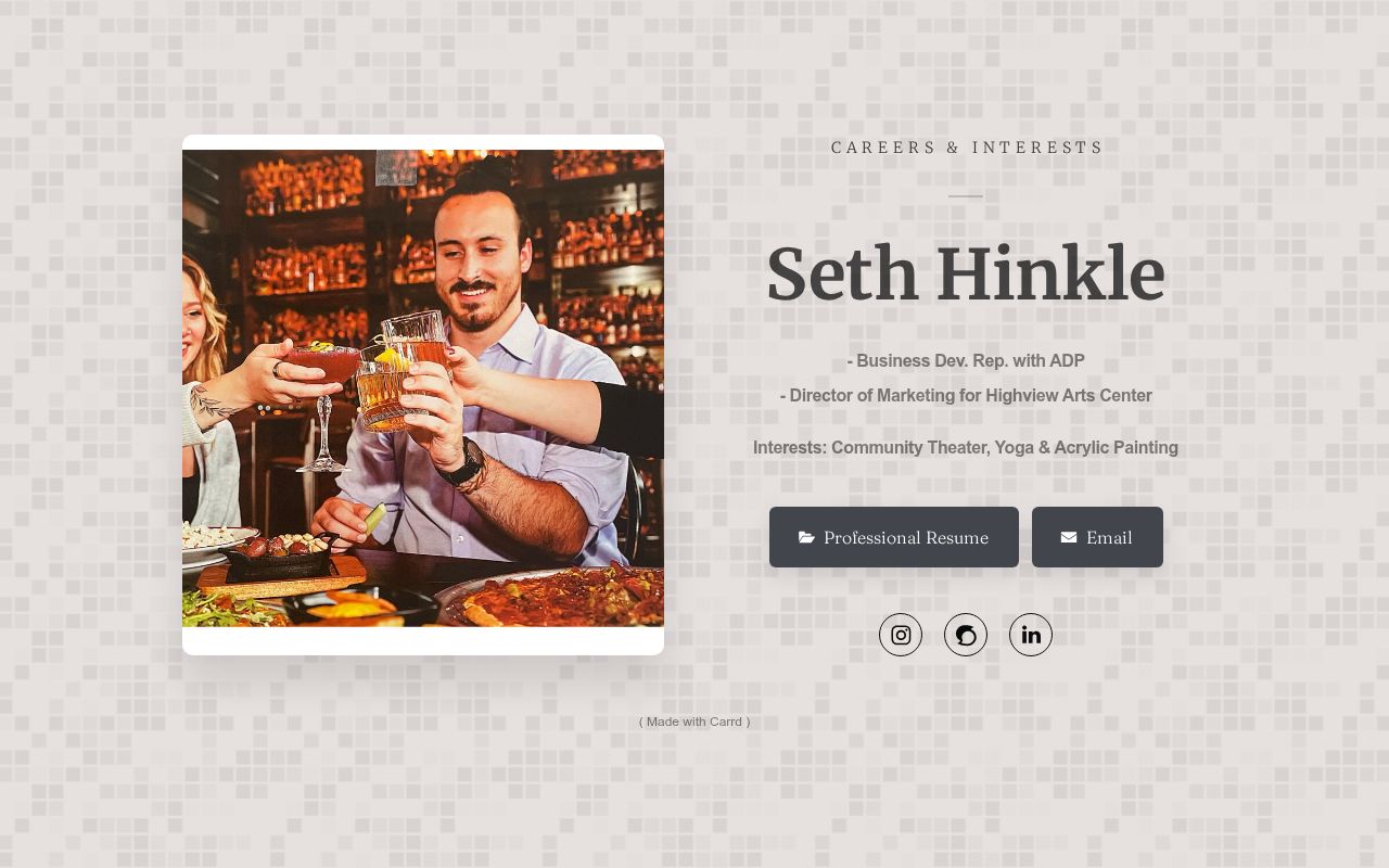 Who is Seth Hinkle